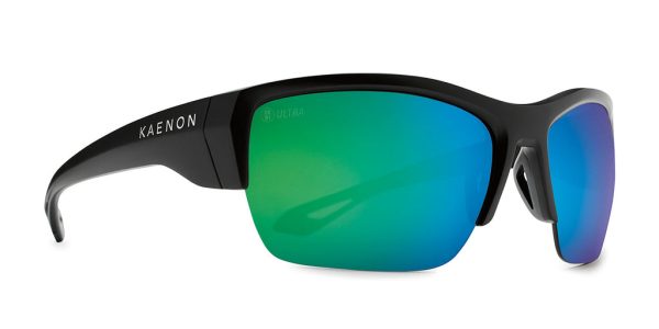 Kaenon Arcata SR Matte Black Gun Ultra Matte Black - Green Fashion