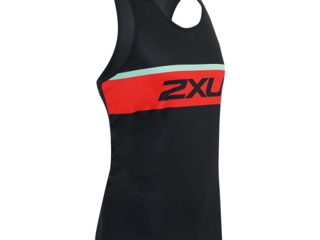 2XU Men s Race Run Singlet on Sale