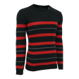 Kenneth Cole New York Men s Striped Crew Neck Sweater For Cheap