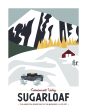 Sugarloaf Print 8.5 x11  | Vintage Travel Print | Sugarloaf Mountain Print | Maine Print | Sugarloaf Maine | Sugarloaf Mountain Hot on Sale