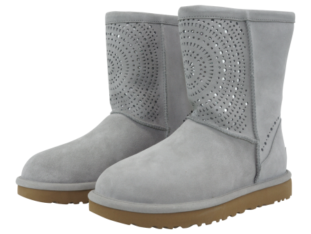 UGG Women s Classic Short Sunshine Perferated Boots on Sale