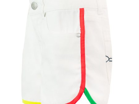 Tommy Hilfiger Girls  Twill Shorts With Contrast Binding Hot on Sale